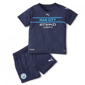 Camisolas de futebol Manchester City Criança Equipamento 3ª 2021/22 Manga Curta